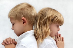 Boy & Girl Praying Boy & Girl Praying