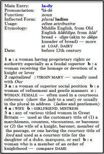 LadyDefinition LadyDefinition