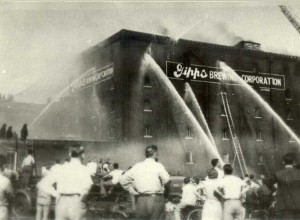 Gipps Brewery Fire